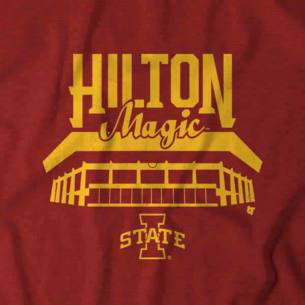 Hilton Magic Shirt+Hoodie - Officially Iowa State Licensed - BreakingT